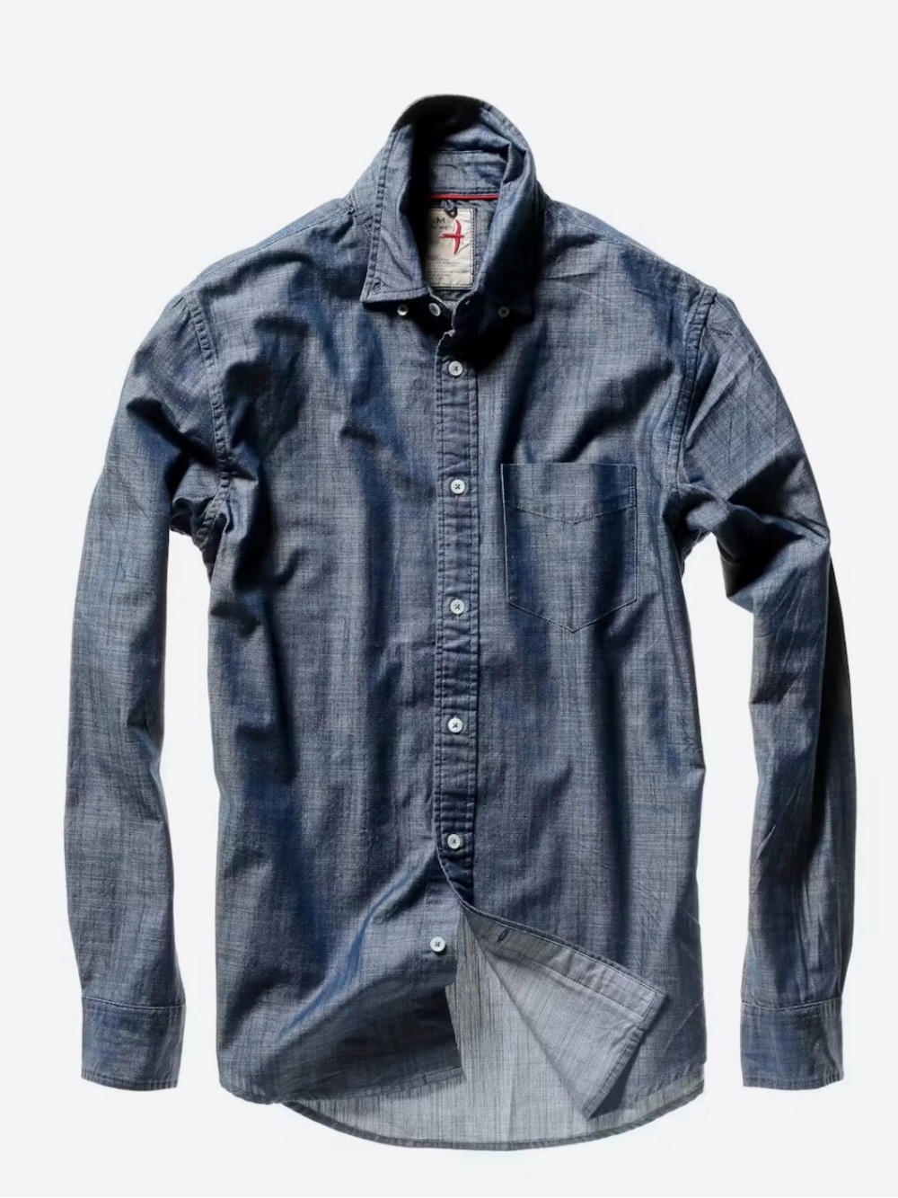 Relwen Highland Men’s Size M Blues Long Sleeve Shirt Button Down  Granola Outdoo